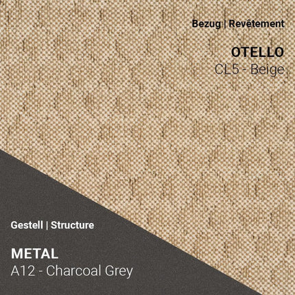 LOLA C4212 in Otello Beige mit A12 Charcoal Grey – harmonisch und unaufdringlich stilvoll