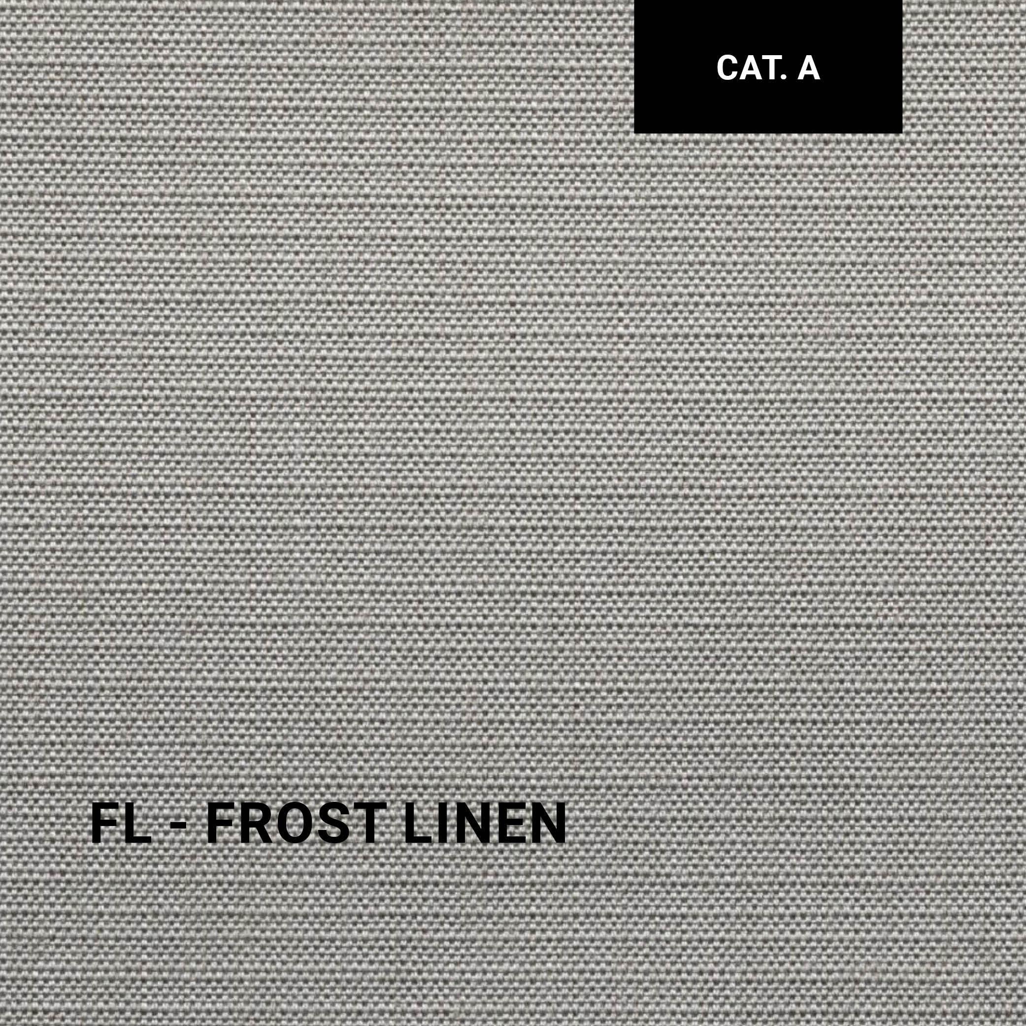 Loungeset ORGANIX 04 in Frost Linen – kühles Leinengewebe mit klarer Struktur für dezente Eleganz im Freien