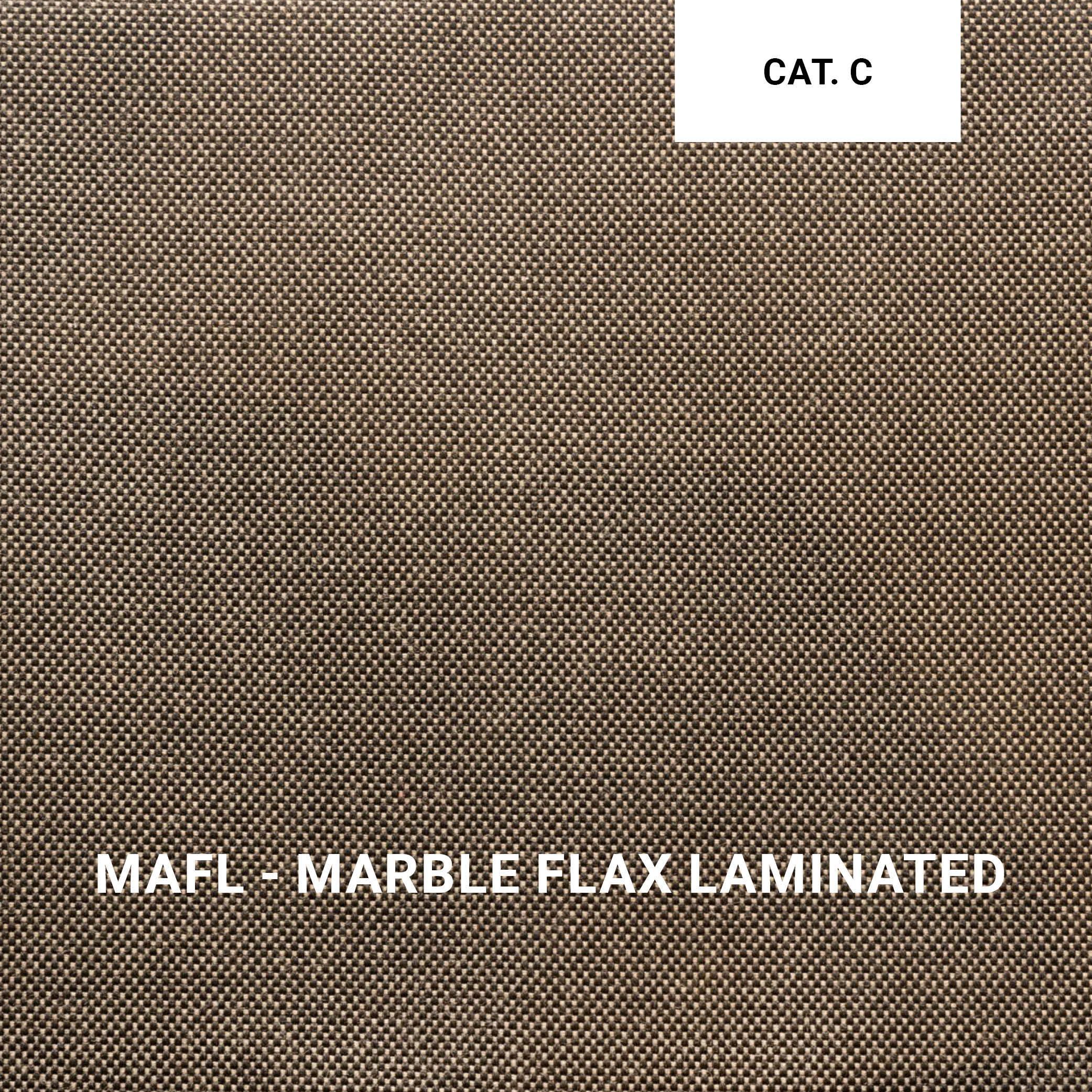 ORGANIX Loungeset 09 in Marble Flax Laminated – robuste Eleganz für wetterfeste Outdoor-Nutzung in stilvollem Naturton