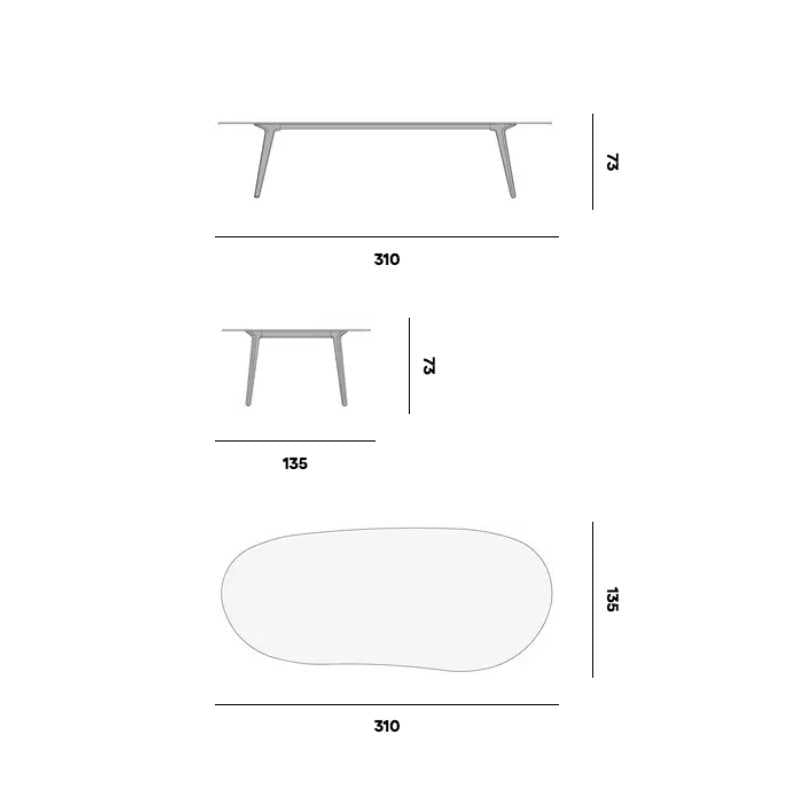 TORSA dining table - 310x135
