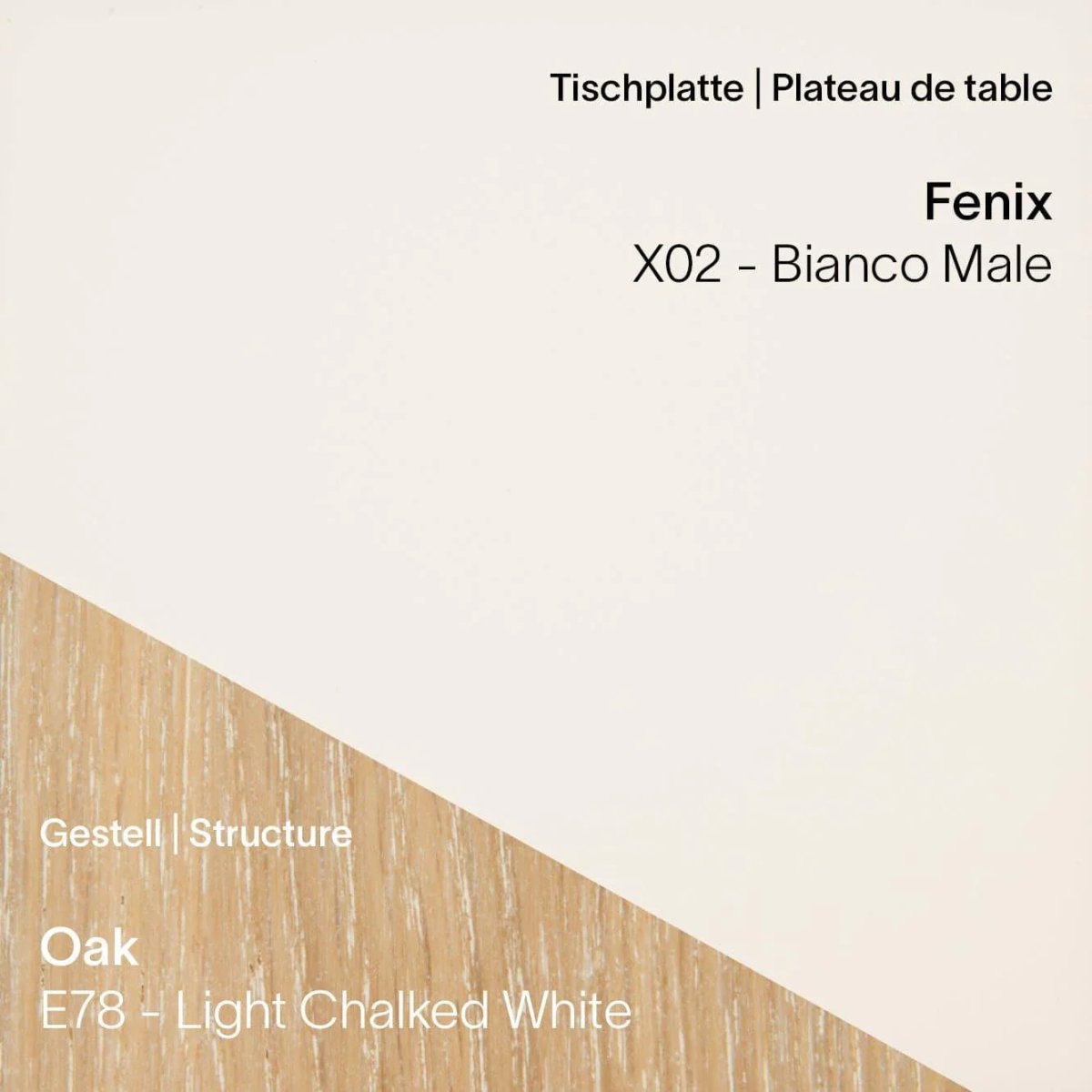 Mobitec - Arbeitstisch TRAVA T1611 - Fenix & Eiche - T1611-X02-E78-100/200 | Homestorys