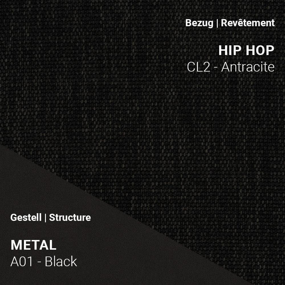 Mobitec - Drehbarer Armlehnstuhl LOTUS C0812 - LOTUSC0812-PM28-UNI-CL2-A01 | Homestorys