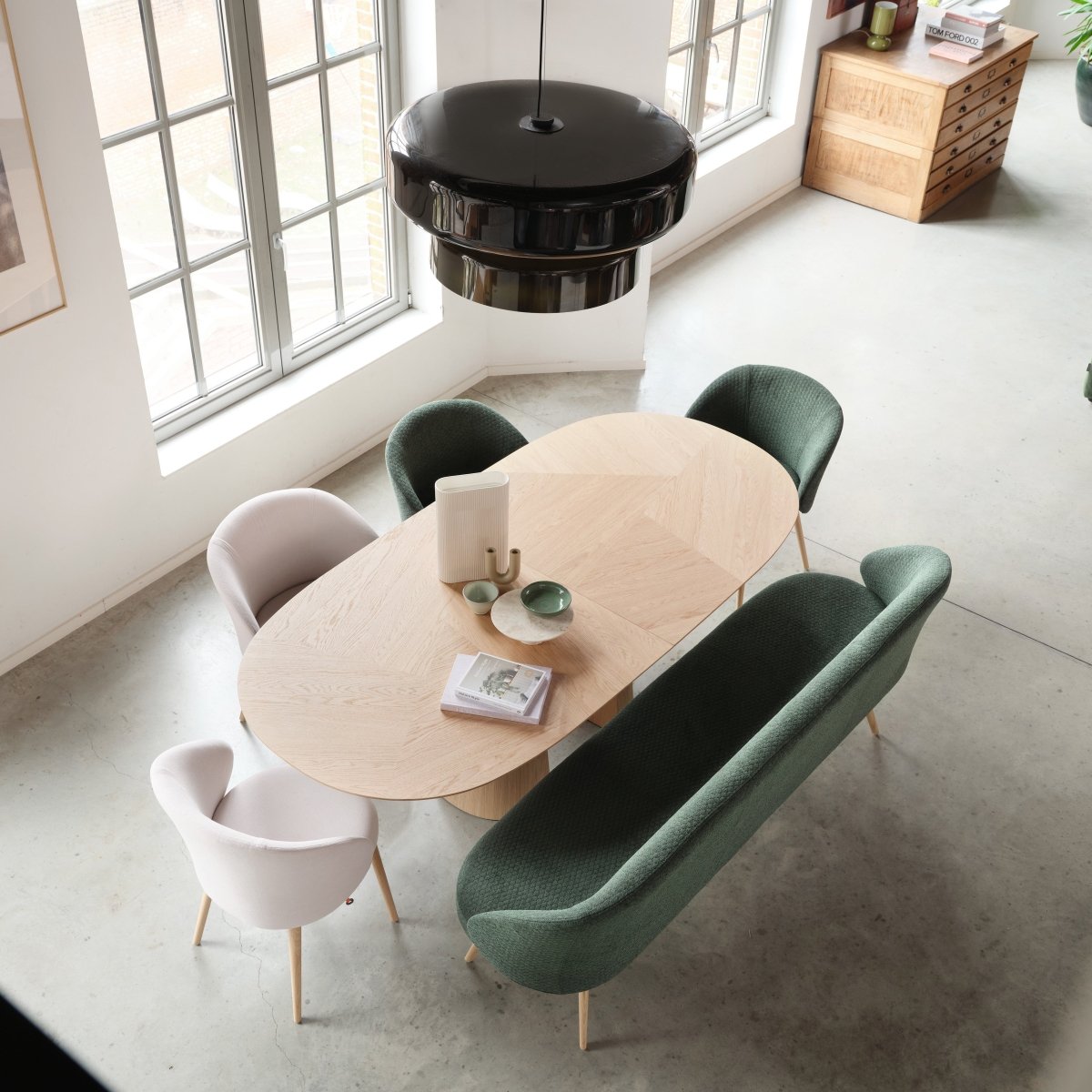 Mozaik table ronde dans Salle à manger