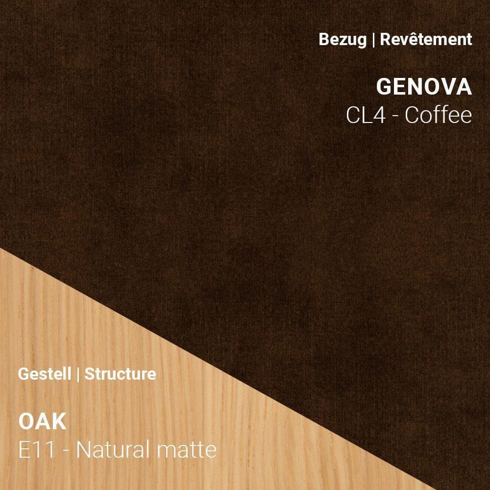 Mobitec NEO C0452 mit Genova Coffee und Eiche Natural Matte – harmonische Erdtöne in natürlicher Ausstrahlung
