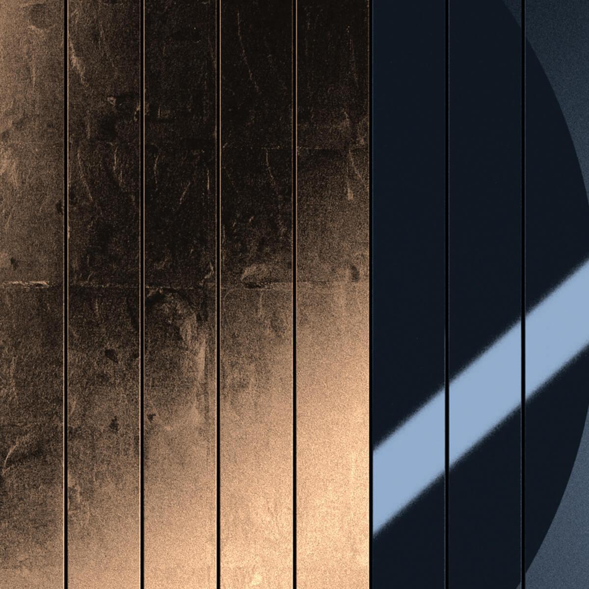 Qlocktwo - Wanduhr MOON MIDNIGHT -  | Homestorys