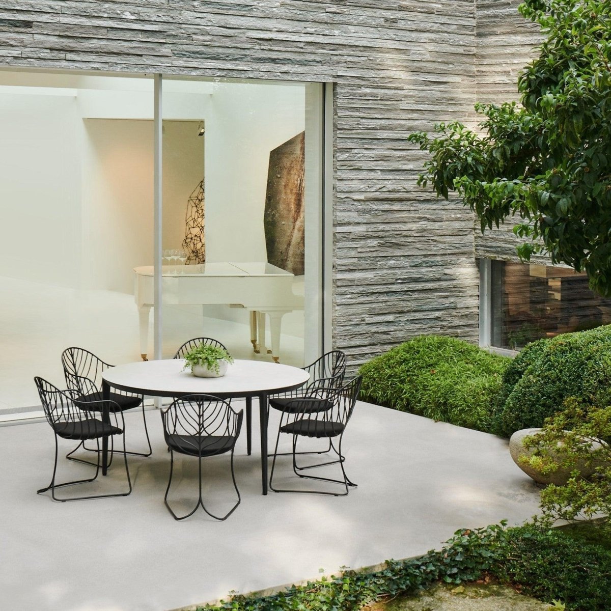 Royal Botania - Armlehnstuhl FOLIA Kieselstein - FOL 55 PB + PIL FOL 55 SED CAT. A | Homestorys