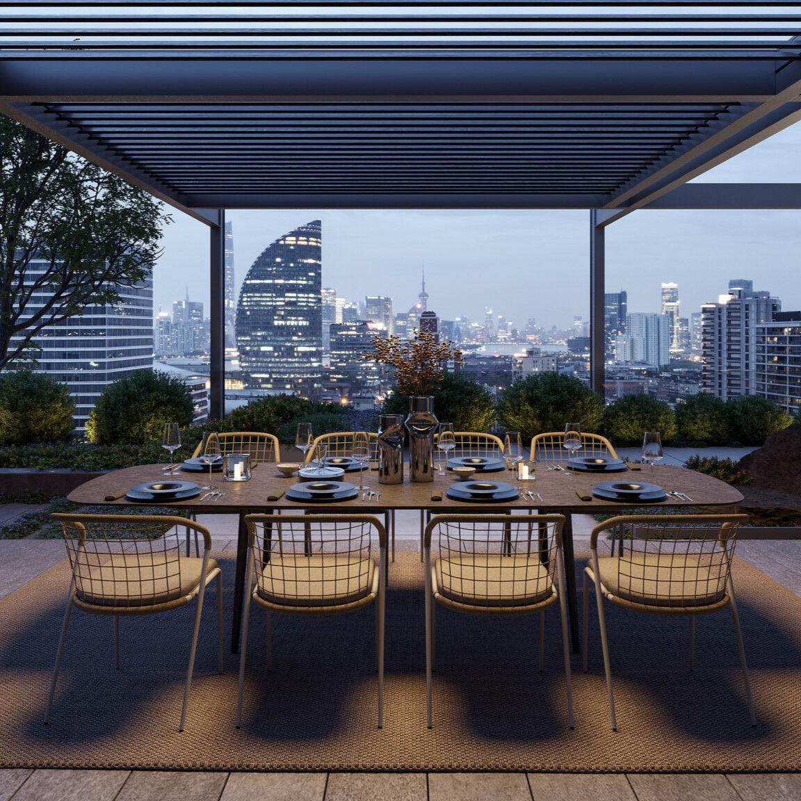 Royal Botania - Gartentisch STYLETTO 220 - STY 220SD CSBS | Homestorys