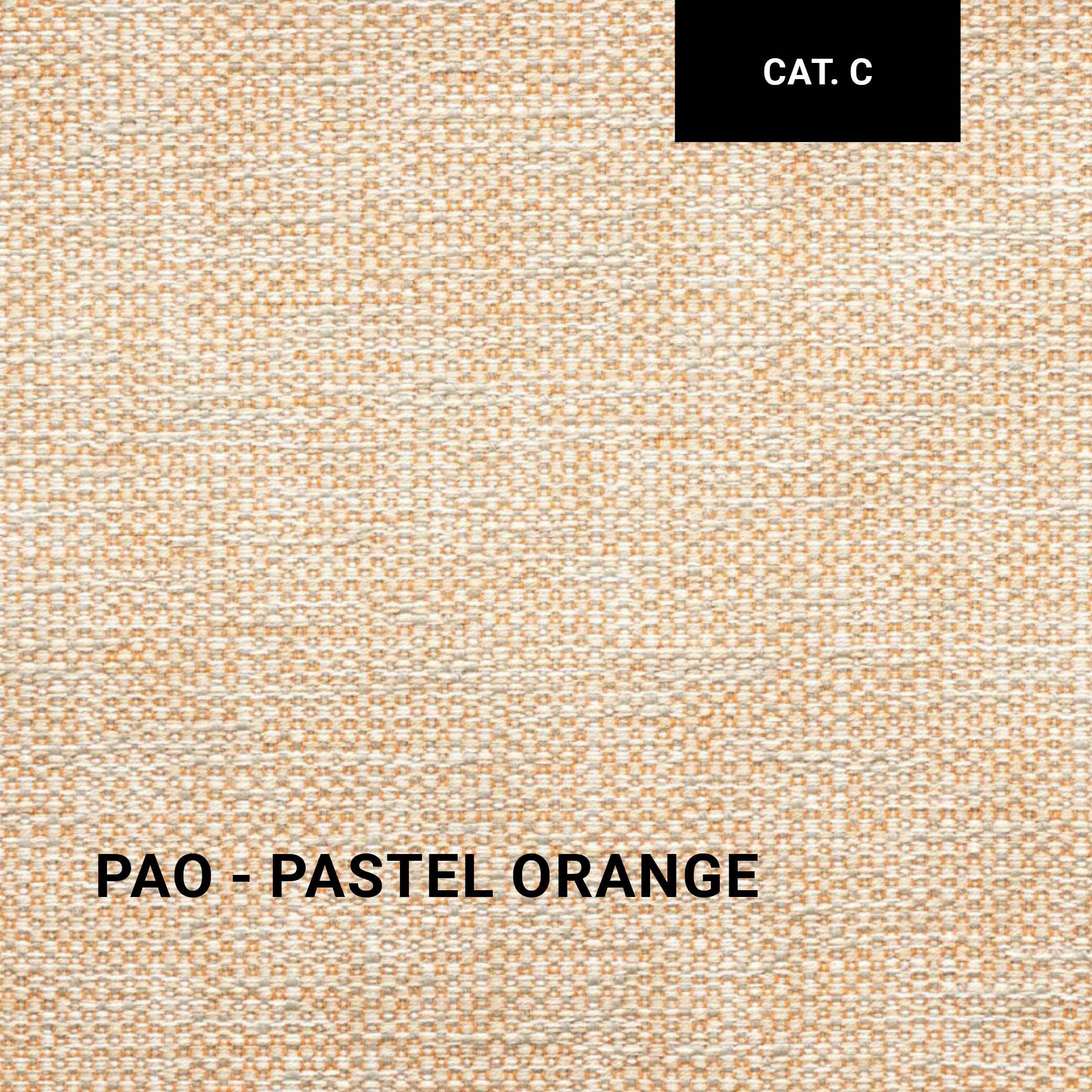 STYLETTO 55 in Sand mit Pastel Orange – frisches, dezentes Orange für sommerliche Lounge-Atmosphäre