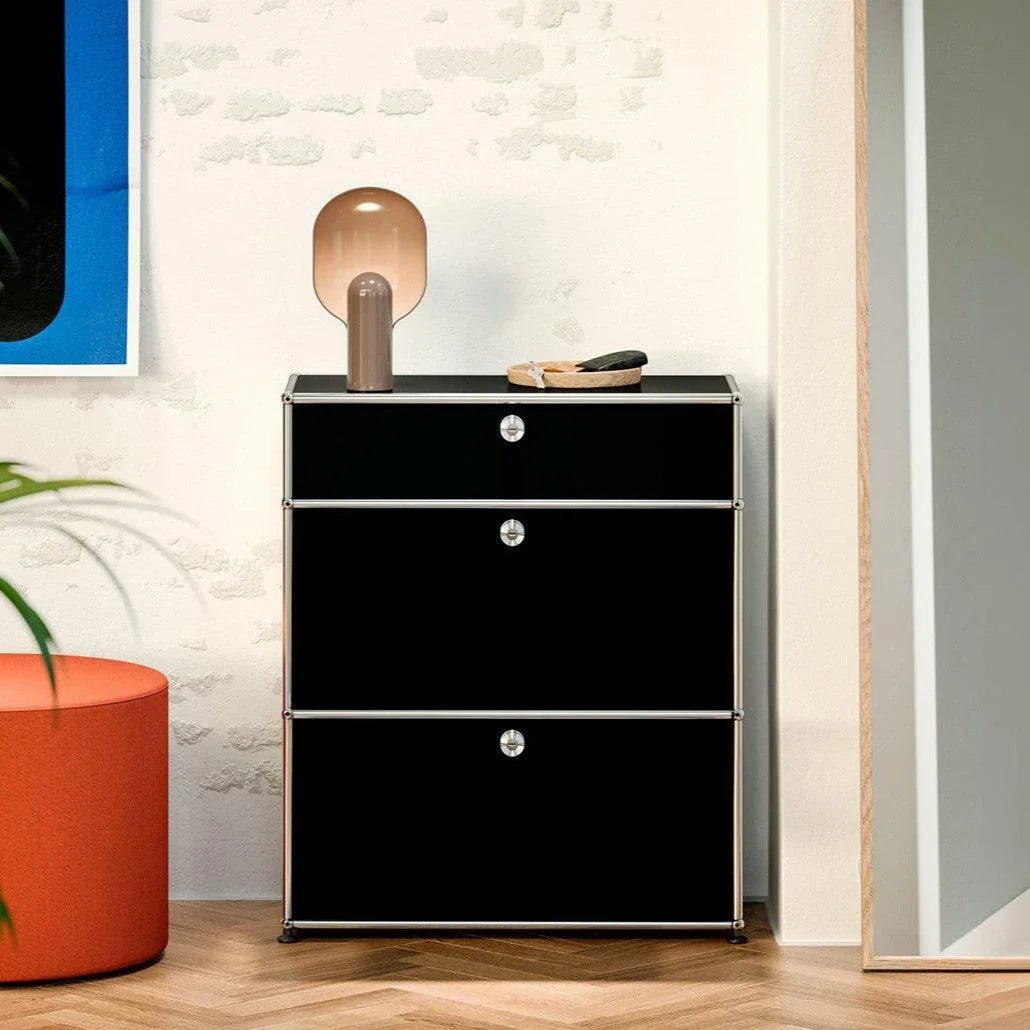 USM Haller - Kommode M25 - QS M25 Graphitschwarz | Homestorys