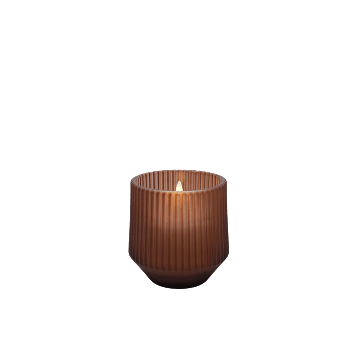 Scented candle LED SCENTED glass brown