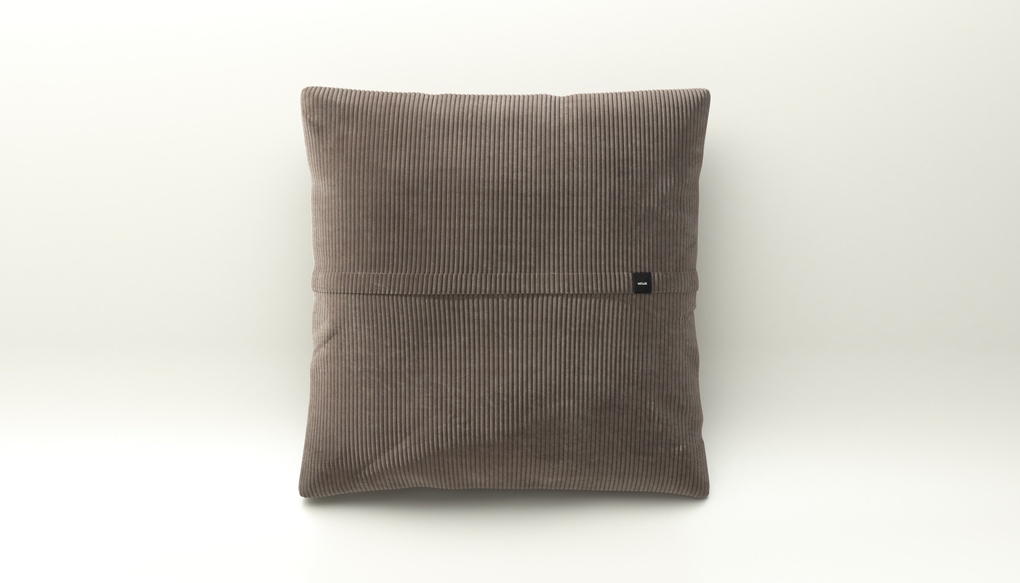 vetsak Jumbo Pillow aus Cord Velour in Mocha – tiefer Braunton mit markanter Rippenstruktur
