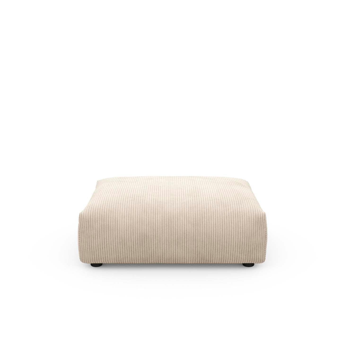 Vetsak Cord Sofa 105x84 cm in Sand – vielseitig einsetzbares Modul für skandinavisches Wohnambiente