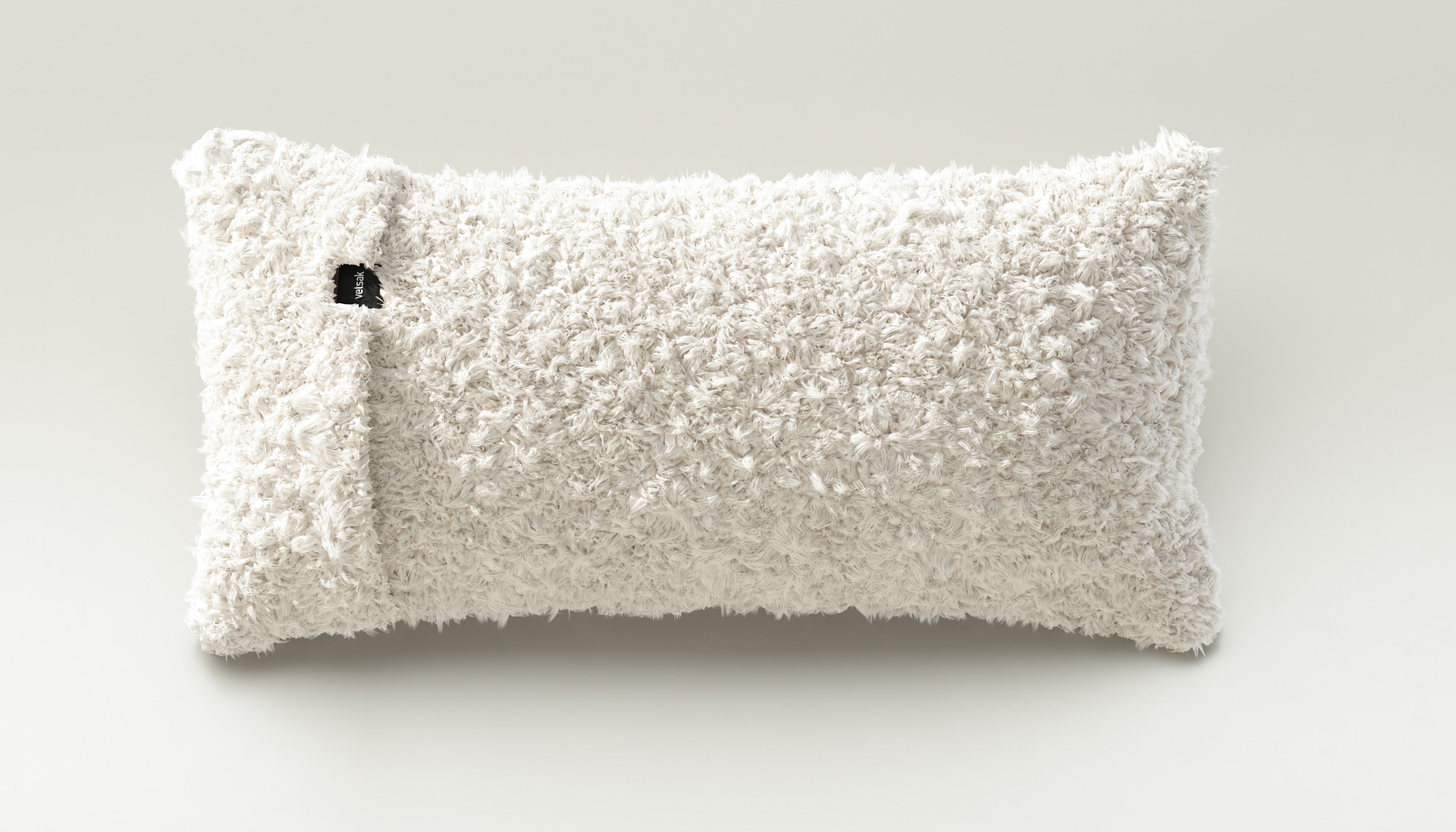 Kompaktes Kissen von vetsak in Doodle Creme – heller Akzent mit angenehmer Textur
