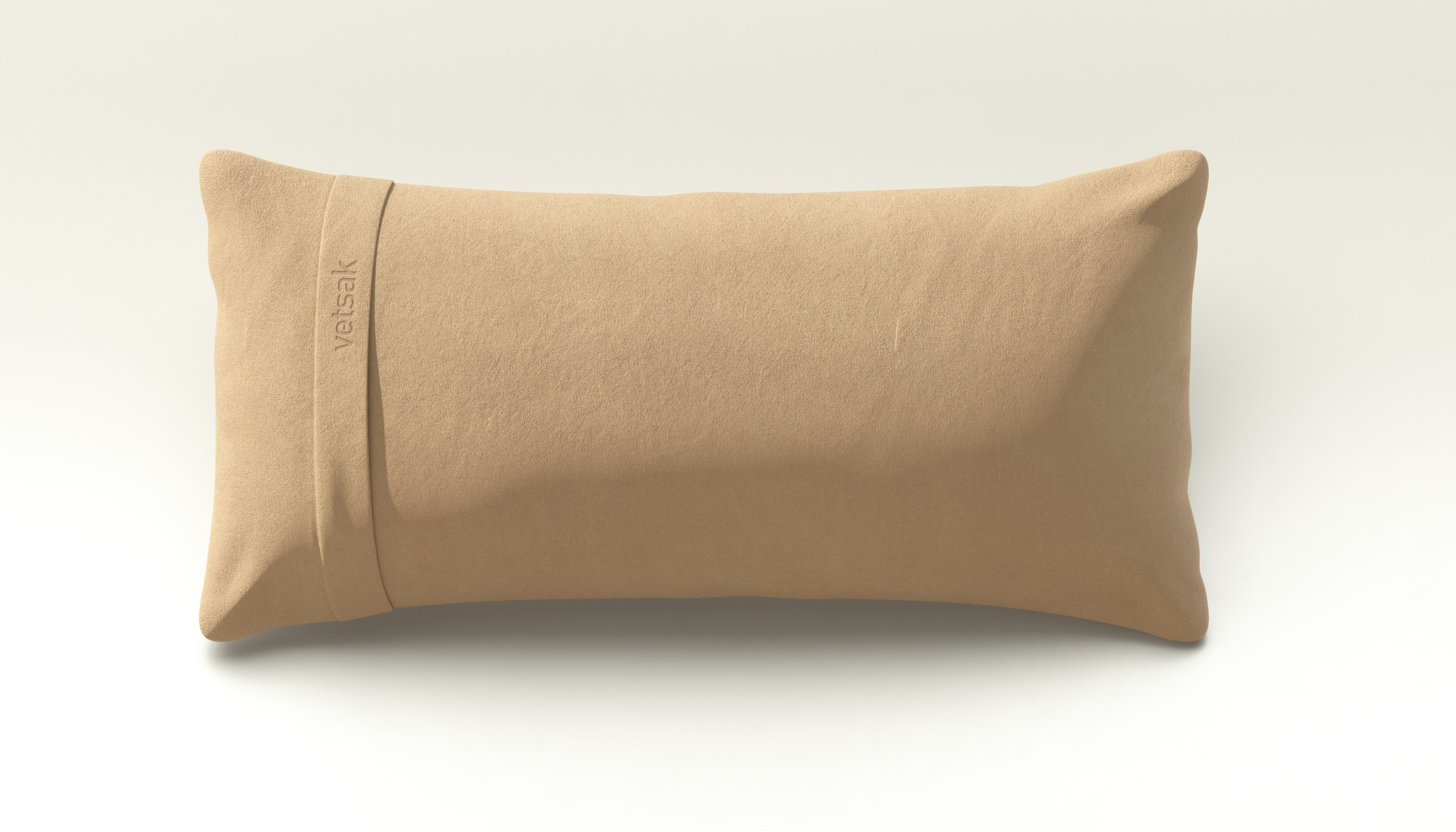 Pillow von vetsak im Leder Beige – kompaktes Kissen in sanftem Farbton für natürliche Interieurs