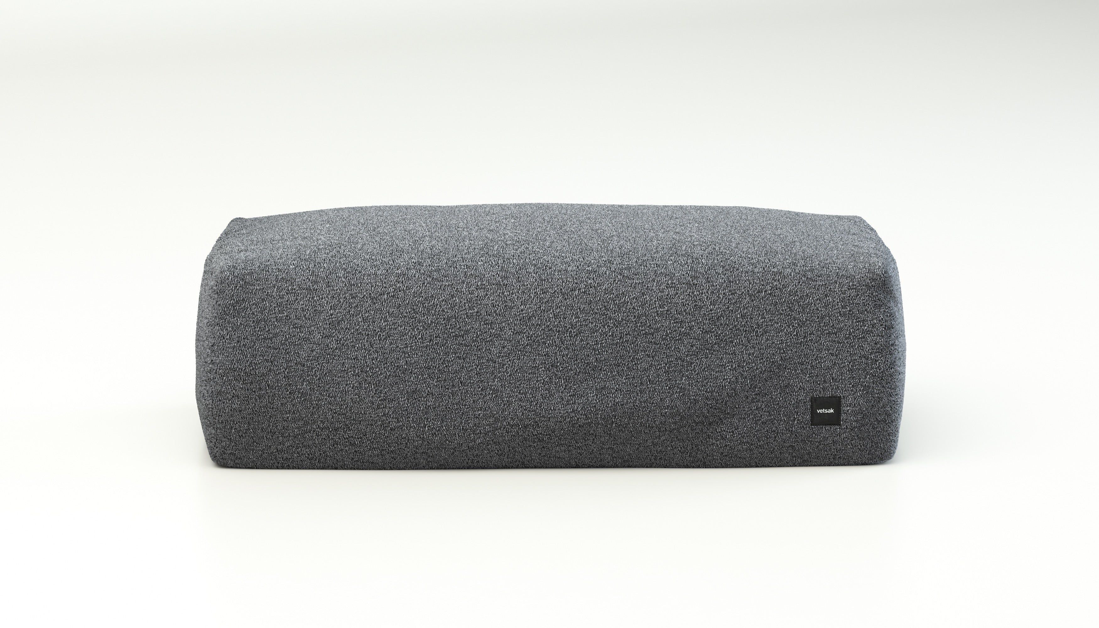 Lounge Pillow aus Loop Loop Anthracite – gemütlicher Bouclé-Stoff trifft elegantes Design