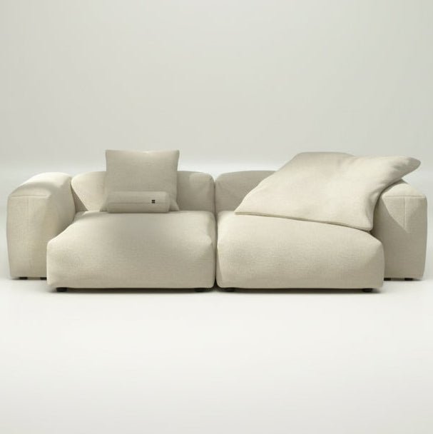 Vetsak - Modulares Gartensofa SET 02 - vetsak-modulsofa-set02-Pique-Creme-M | Homestorys