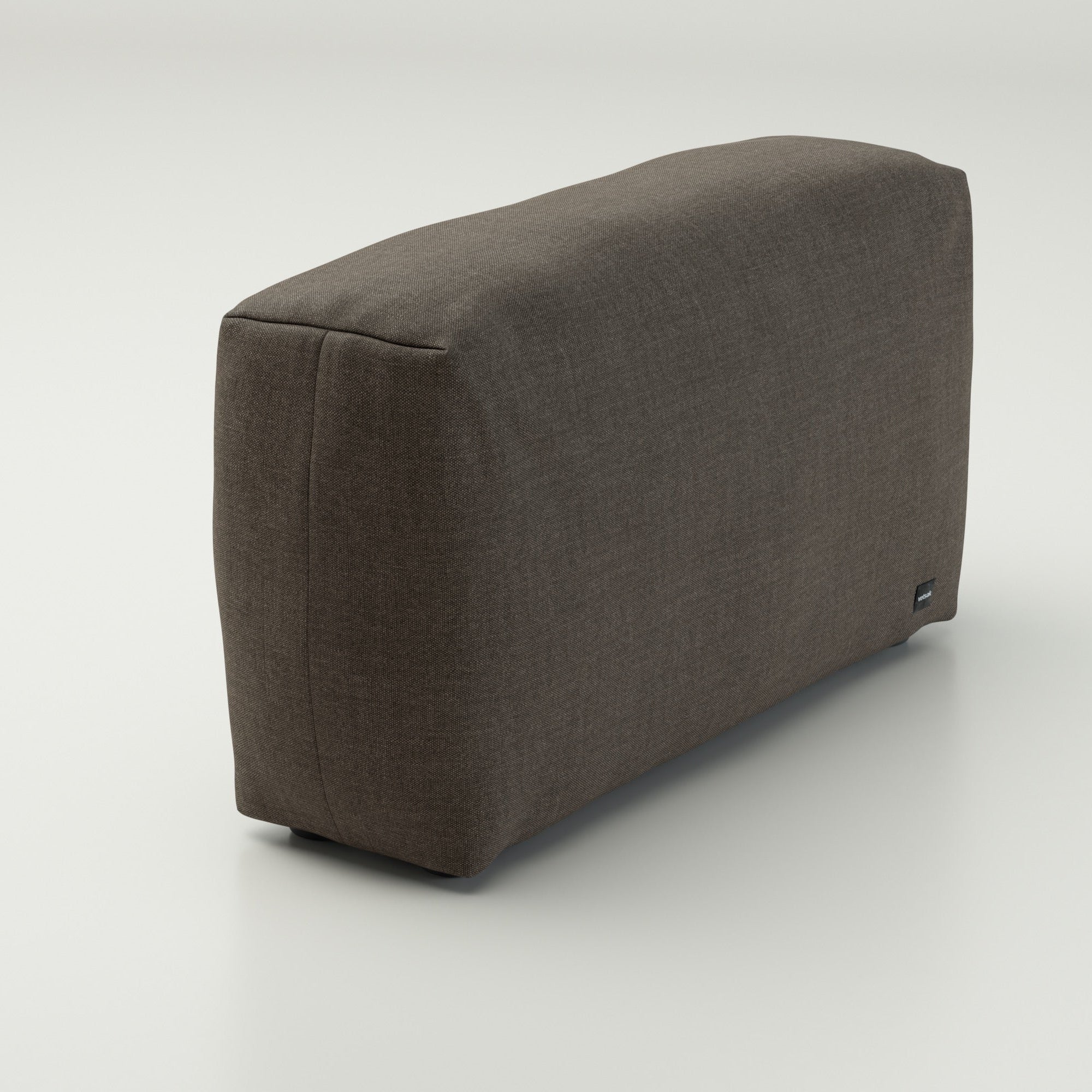 Vetsak Seitenteil Large 105x31 cm Pique Taupe – wetterfester Sofaabschluss in modernem Graubeige