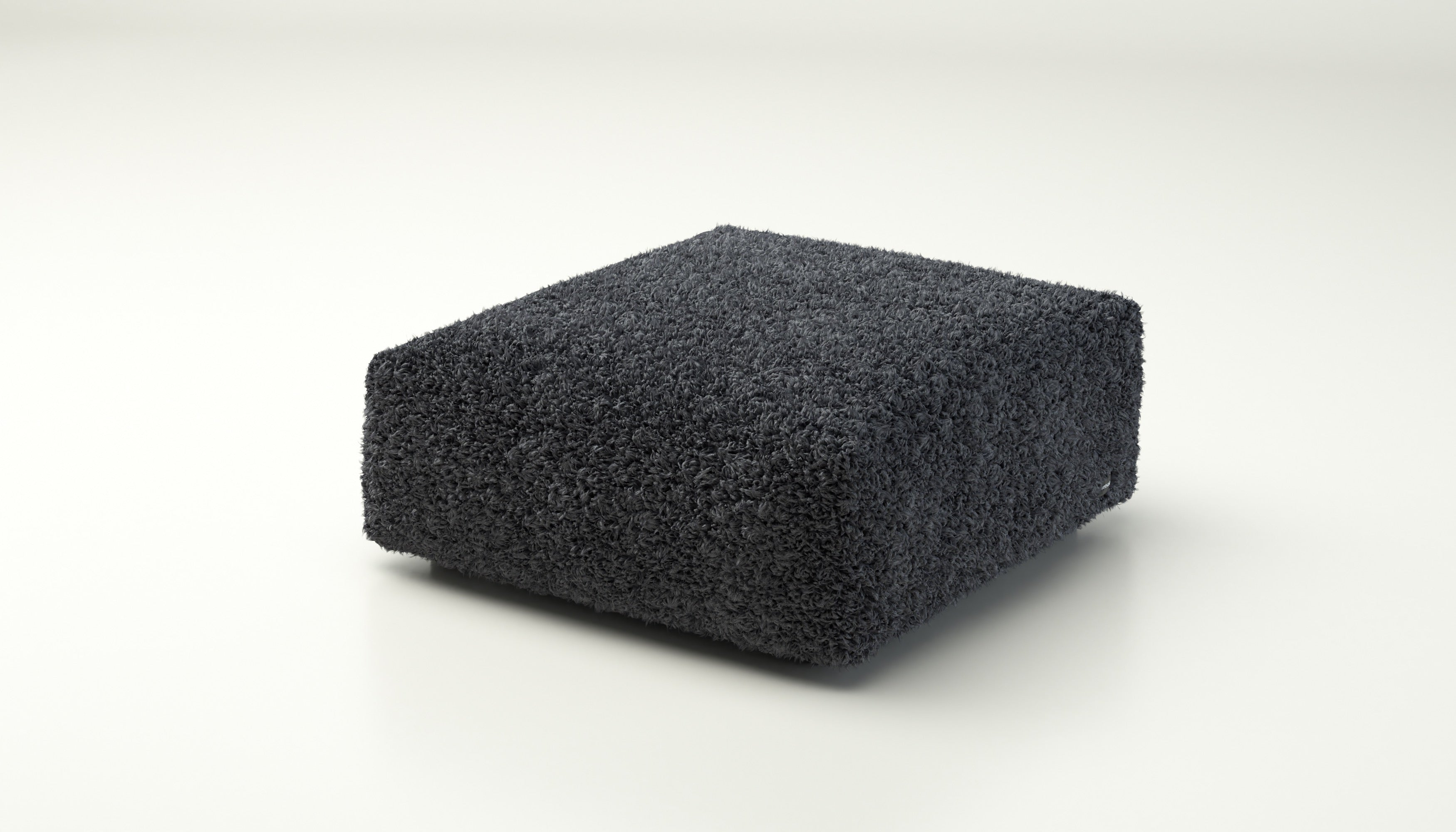 Vetsak Sofa Seat Medium 84x84 cm in Doodle Dark Grey – modernes Bouclé-Sitzelement in Anthrazit