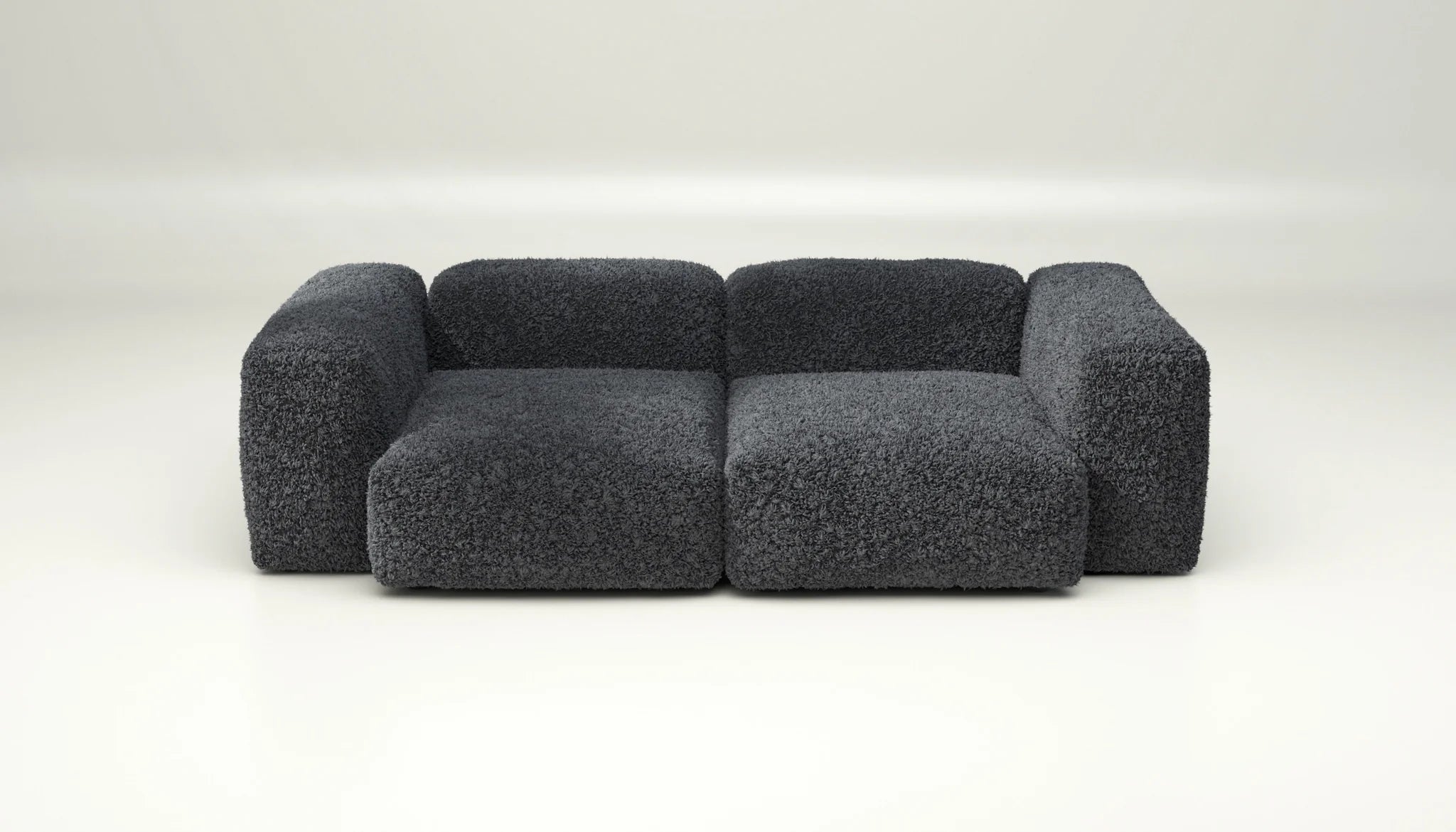 Vetsak Sofa SET 02 M Doodle Dark Grey – strukturierter Komfort für moderne Wohnkonzepte