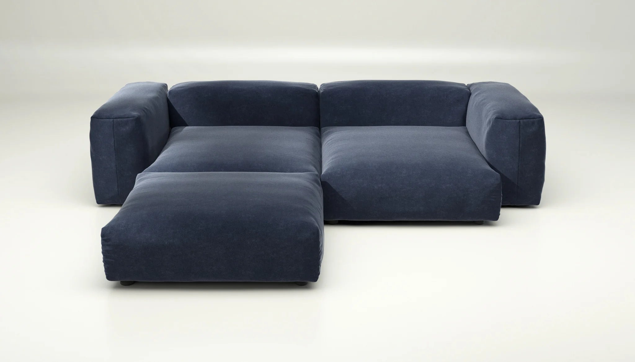 Modularsofa Vetsak SET 03 in Suave Navy – modernes Sitzsystem in sattem Blau