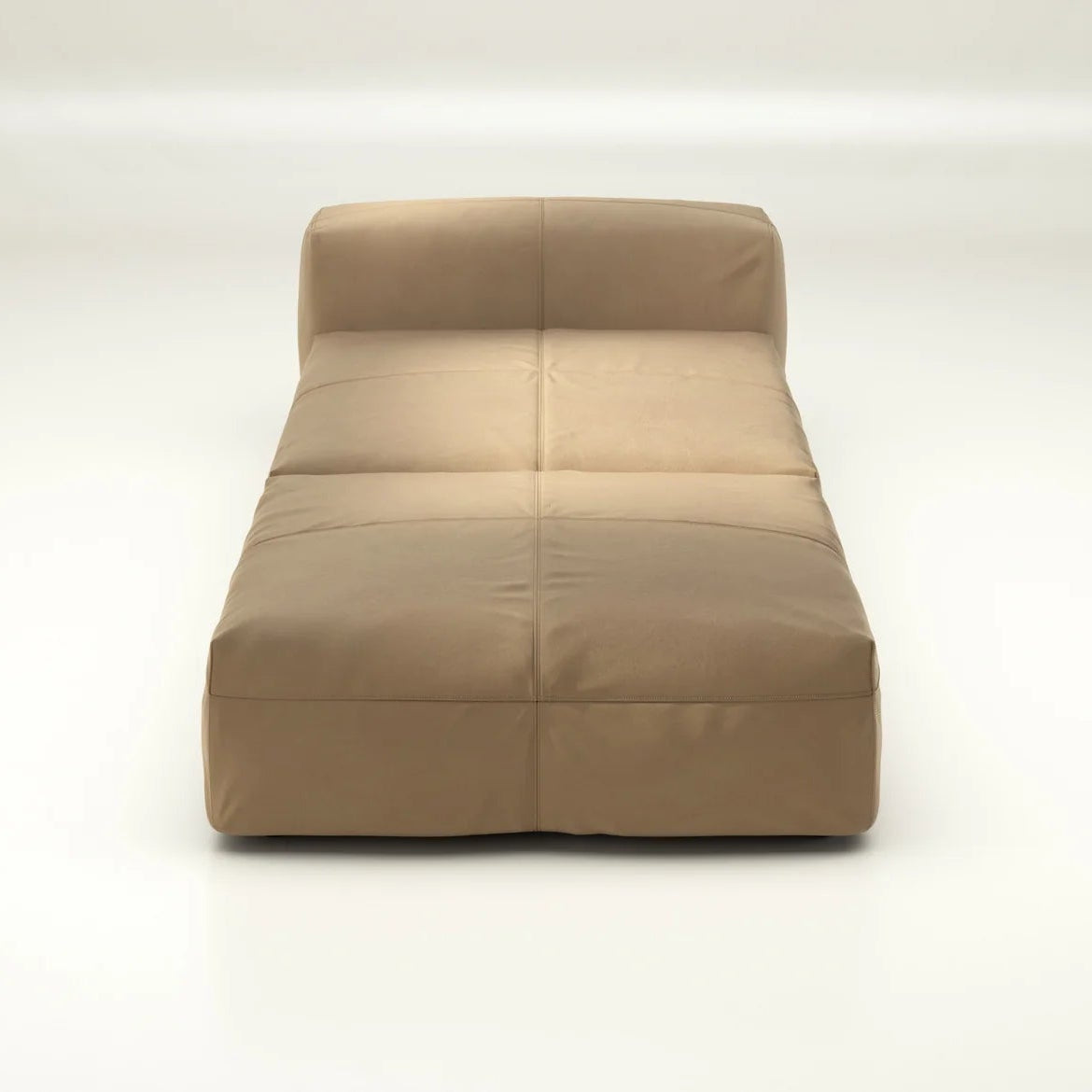 Sofa Set 07 von Vetsak in Leder Beige – helles Ledersofa mit zeitlosem Design, ohne Kissen