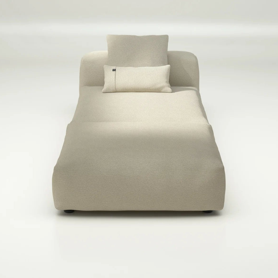 Vetsak Sofa Set 07 Loop Loop Duna mit Kissen – warmer Naturton mit Strukturstoff