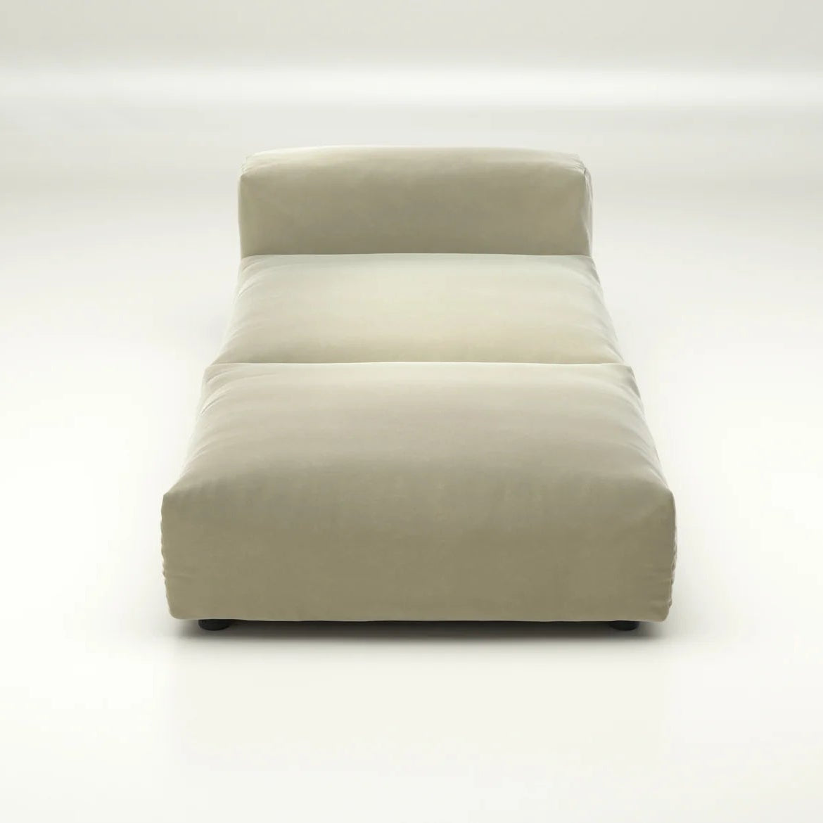 Vetsak Sofa Set 07 Suave Clay – weiches Modularsofa in warmem Lehmgrau, ohne Kissen