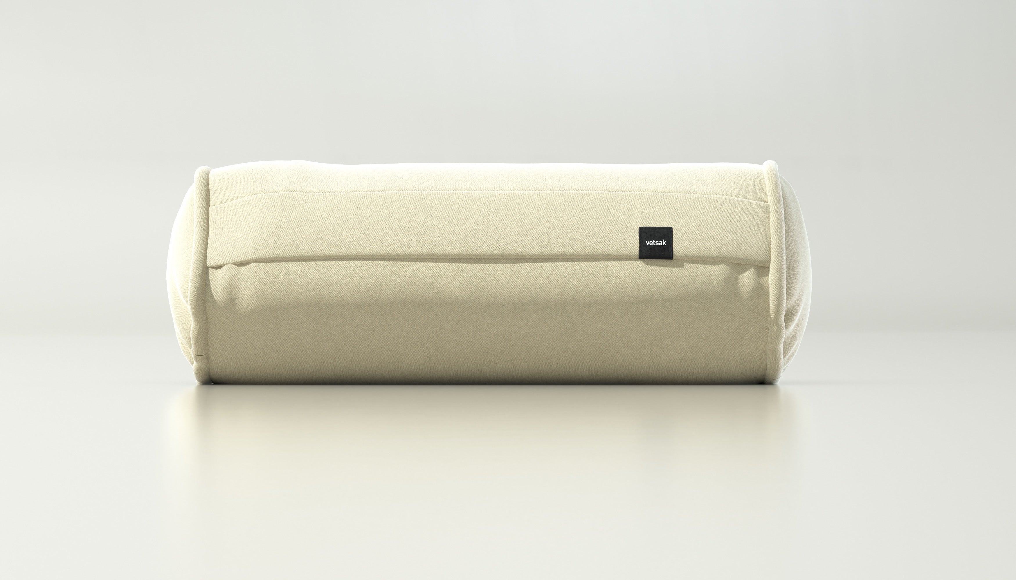 Noodle Pillow von vetsak im Stoff Pearl – dezent und flexibel einsetzbar