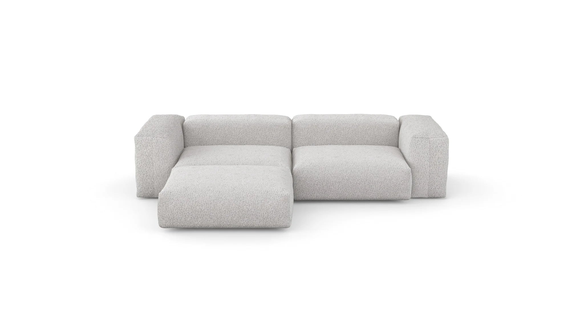 Modular corner sofa leather - L