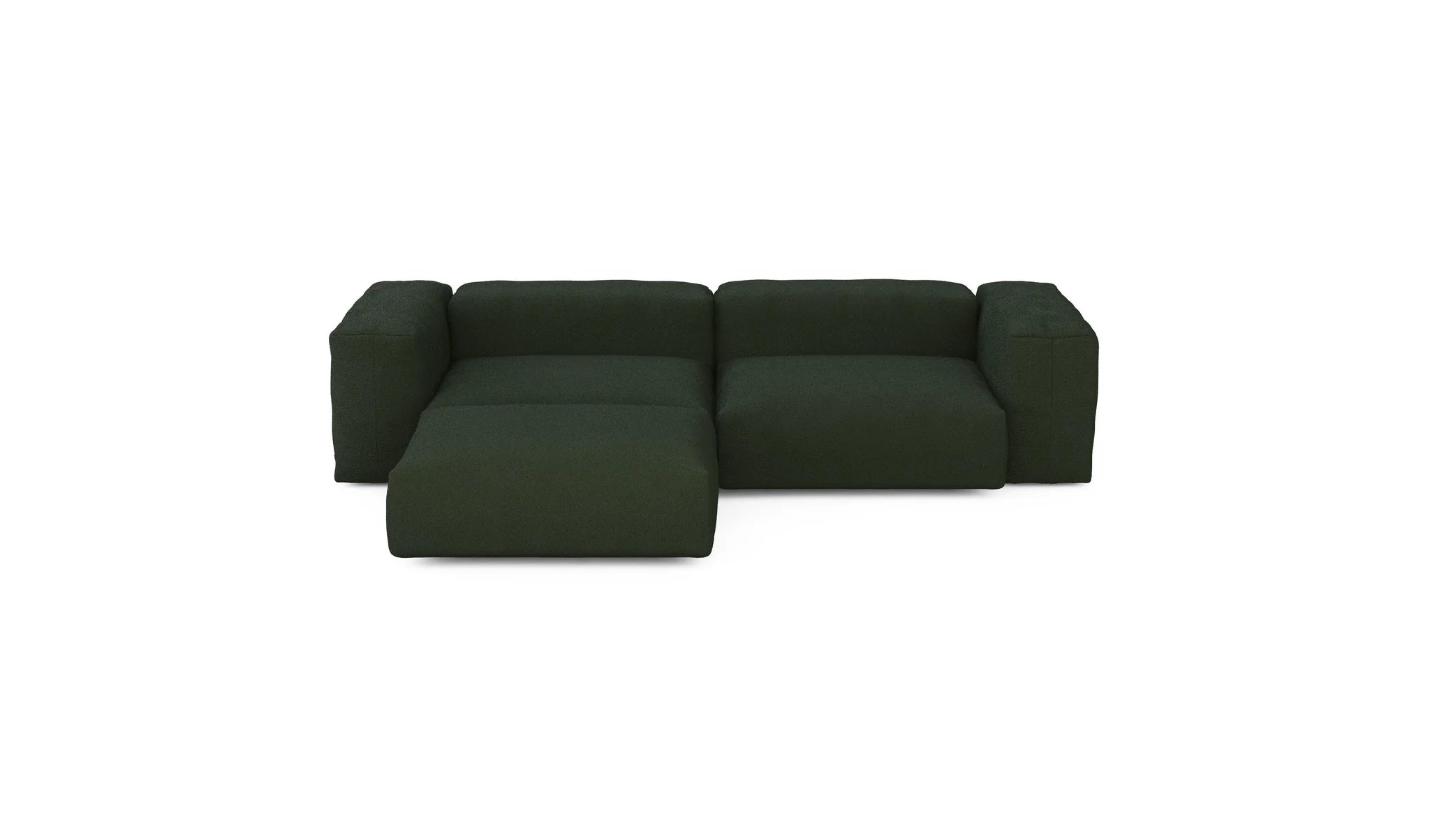 Modular corner sofa leather - L