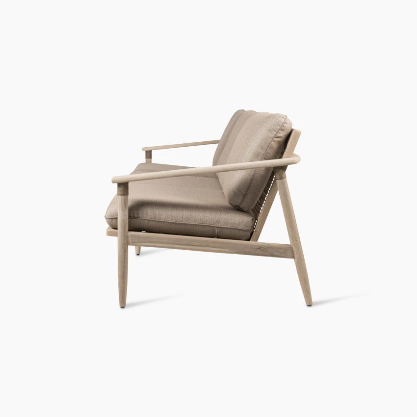 Vincent Sheppard DAVID 3-Seater Garden Sofa with a Teak Frame