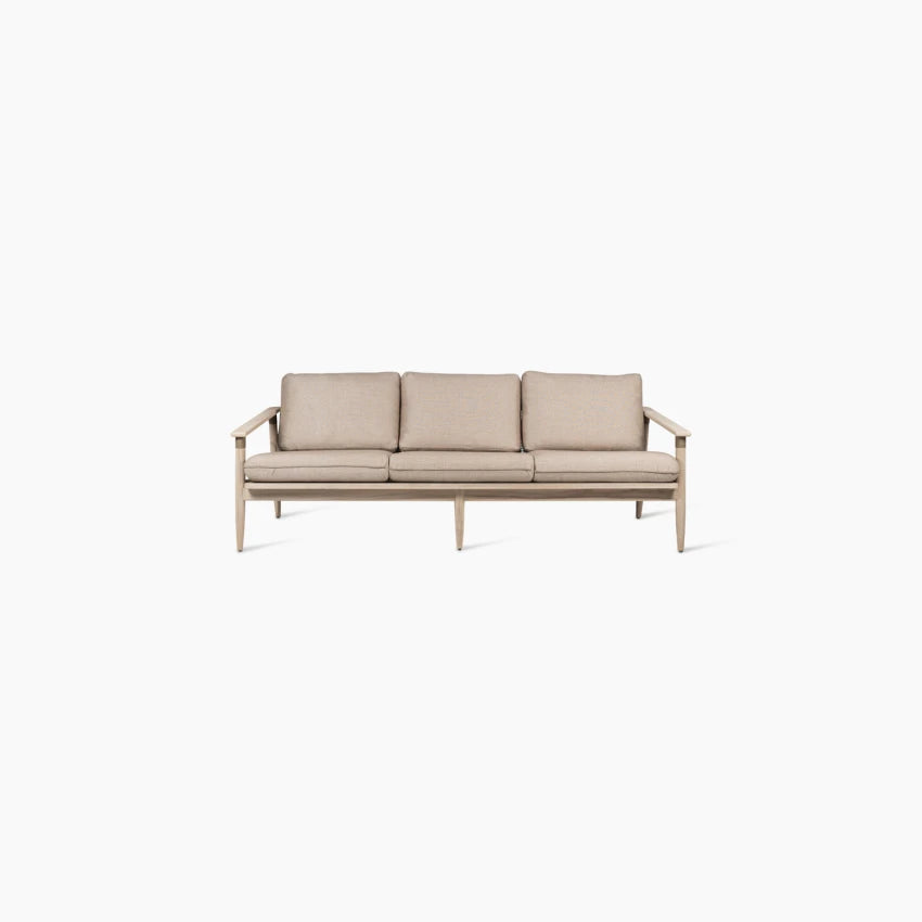 Vincent Sheppard DAVID 3-Seater Garden Sofa in Aged Teak
