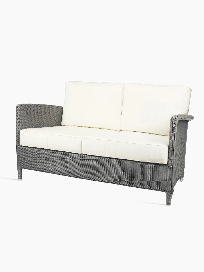 Canapé de jardin 2 places DOVILE de Vincent Sheppard, avec tressage Lloyd Loom