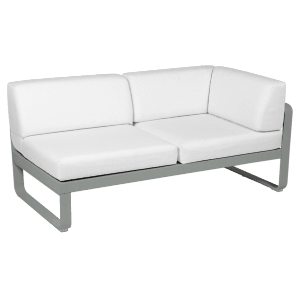 2-Sitzer Eckelement BELLEVIE mit Seitenkissen - Rechts | Fermob | Homestorys
