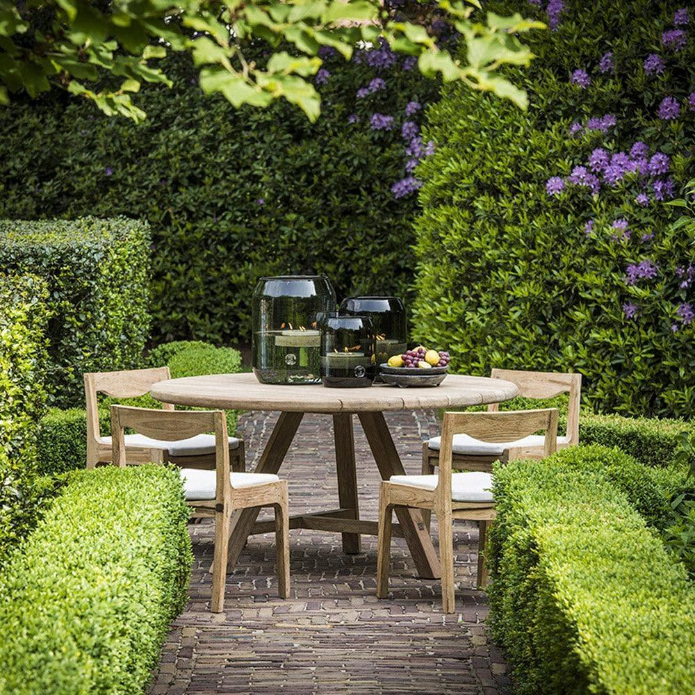Gartentisch ANTON - Ø120 _ Gommaire _SKU G193S-NAT