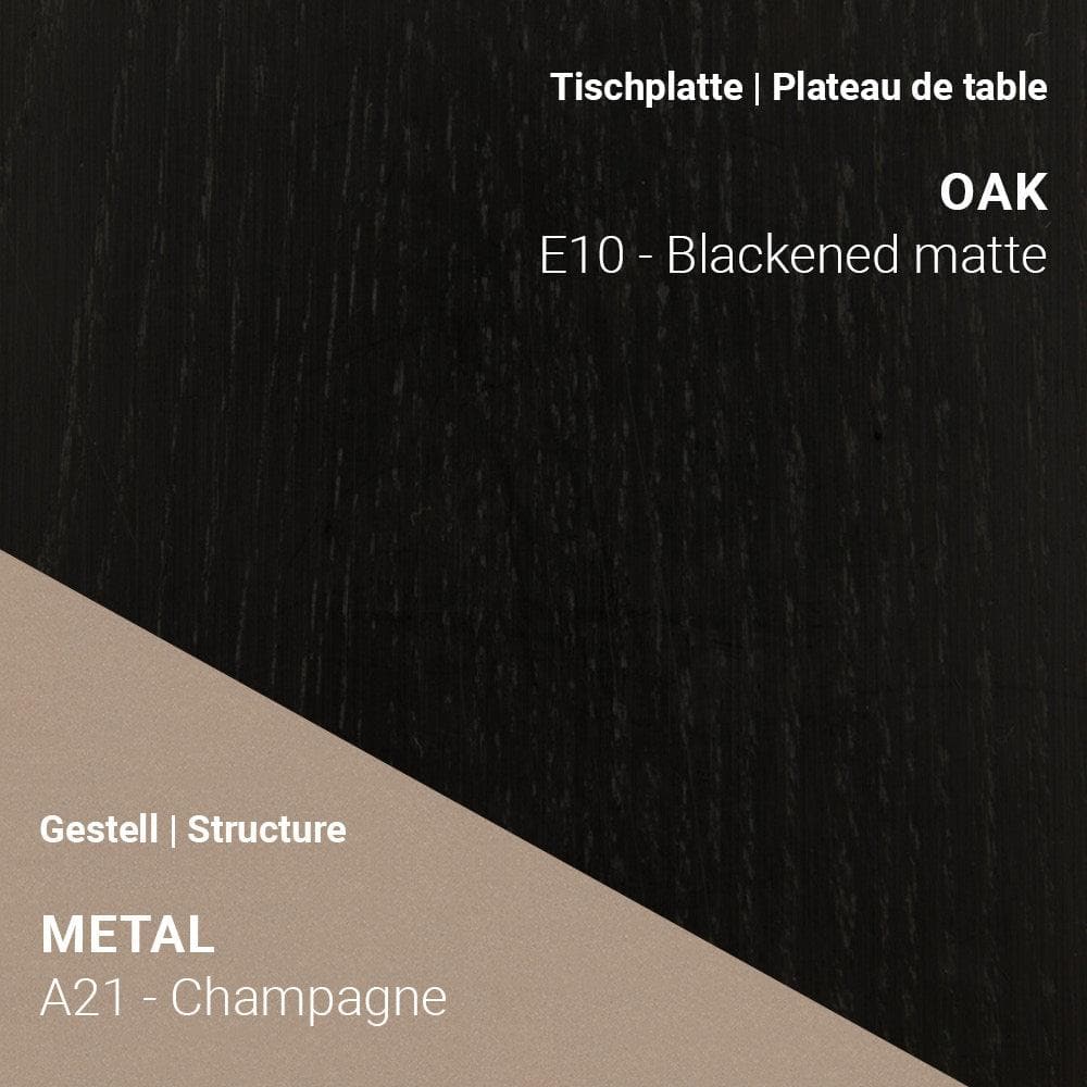 Ausziehtisch FLOAT T0501 - Eiche _ Mobitec _SKU T0501-E10/A21_90x160/260