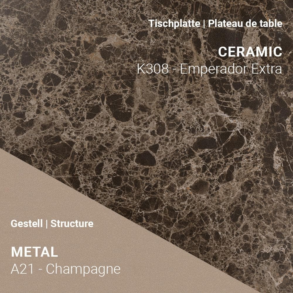 Ausziehtisch TERRA T0201 - Keramik _ Mobitec _SKU T0201-K308/A21_90x160/260