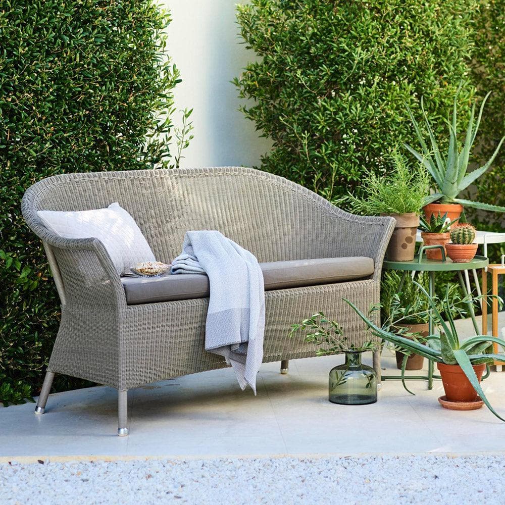 Gartensofa LANSING Taupe - 2-Sitzer - Original Homestories