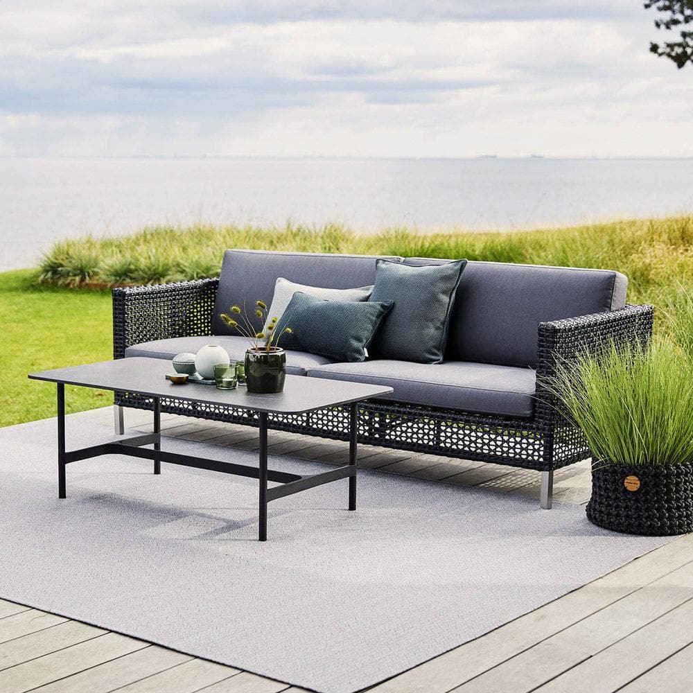 Cane-line TWIST Couchtisch 93x53cm - Lavagrau - Original Homestories