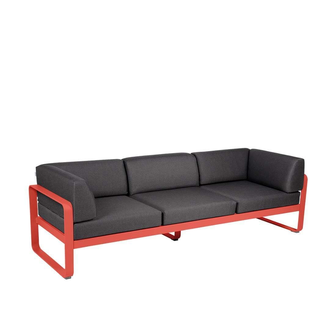 Gartensofa BELLEVIE - 3-Sitzer mit Seitenkissen - Original Homestories