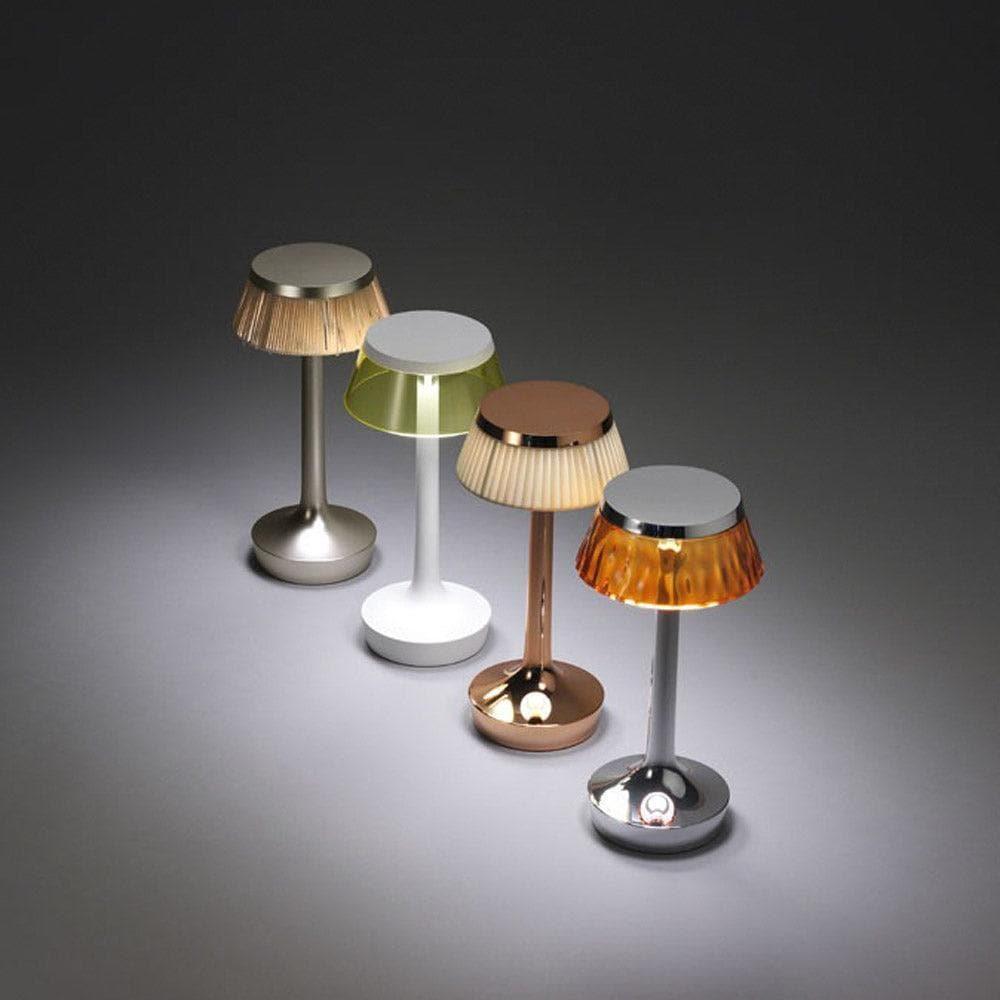 Flos BON JOUR Unplugged Tischlampe - Chrome _ Flos _SKU F1037057