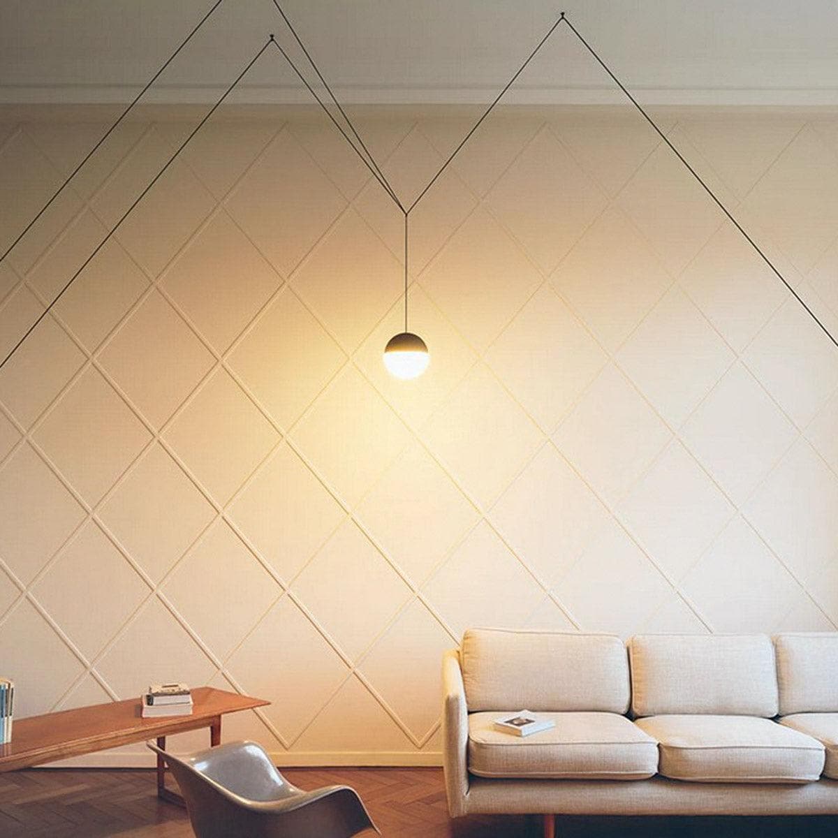 Flos STRING LIGHT Pendelleuchte mit Kugelkopf - 22m - Original Homestories