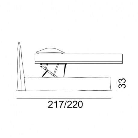 Bett GHOST 80 _ Gervasoni _SKU GHOST-80-E