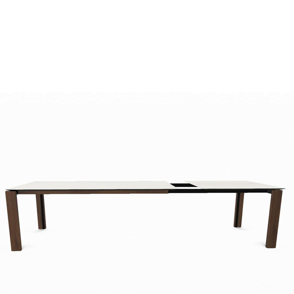 Ausziehtisch TERRA T0601 - Keramik & Nussbaum _ Mobitec _SKU T0500-K203/N01_90x160/260