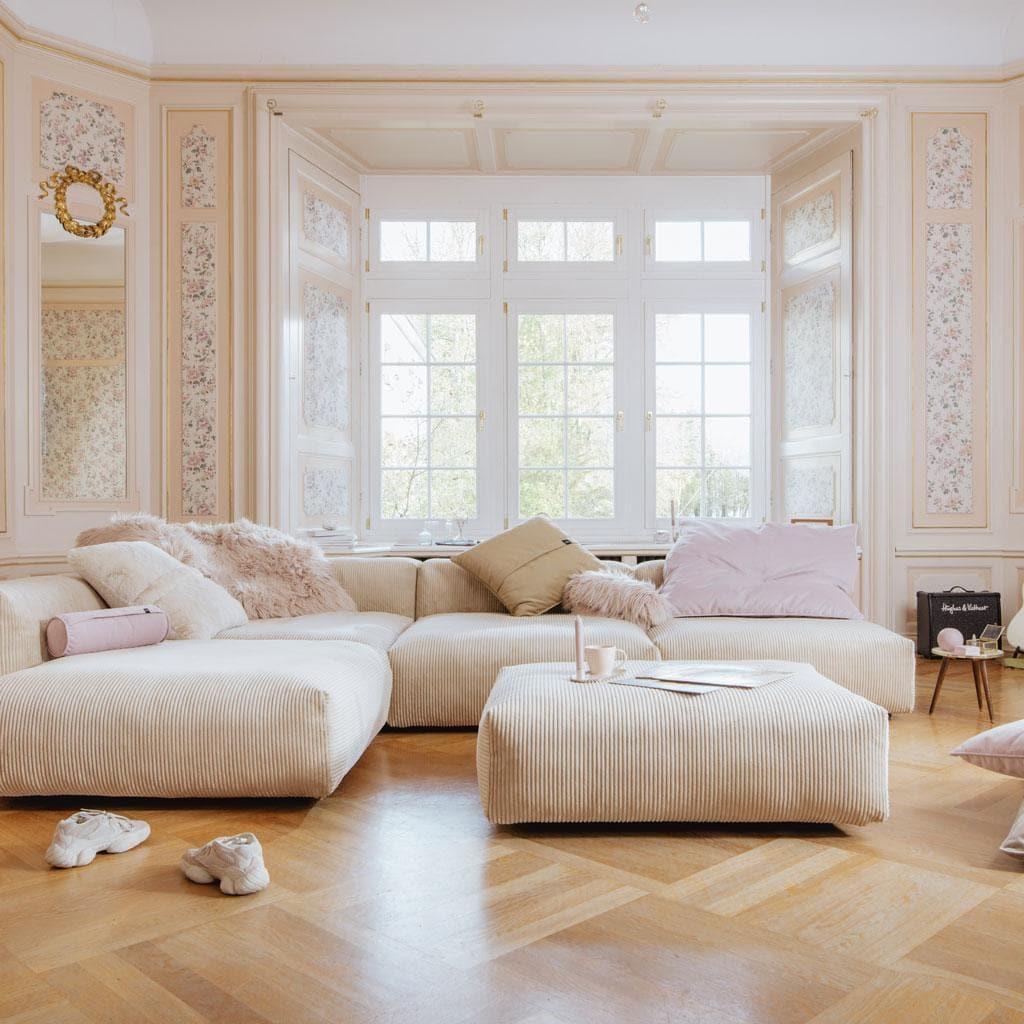 Modulares Ecksofa Cord Velours - L - Original Homestories