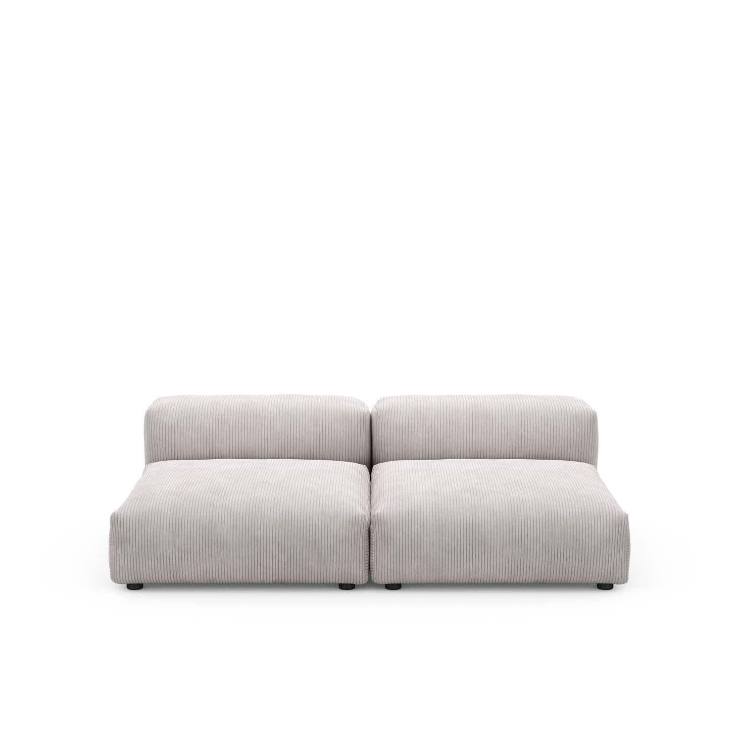 Modulare Lounge L Cord Velours - 2-Sitzer - Original Homestories