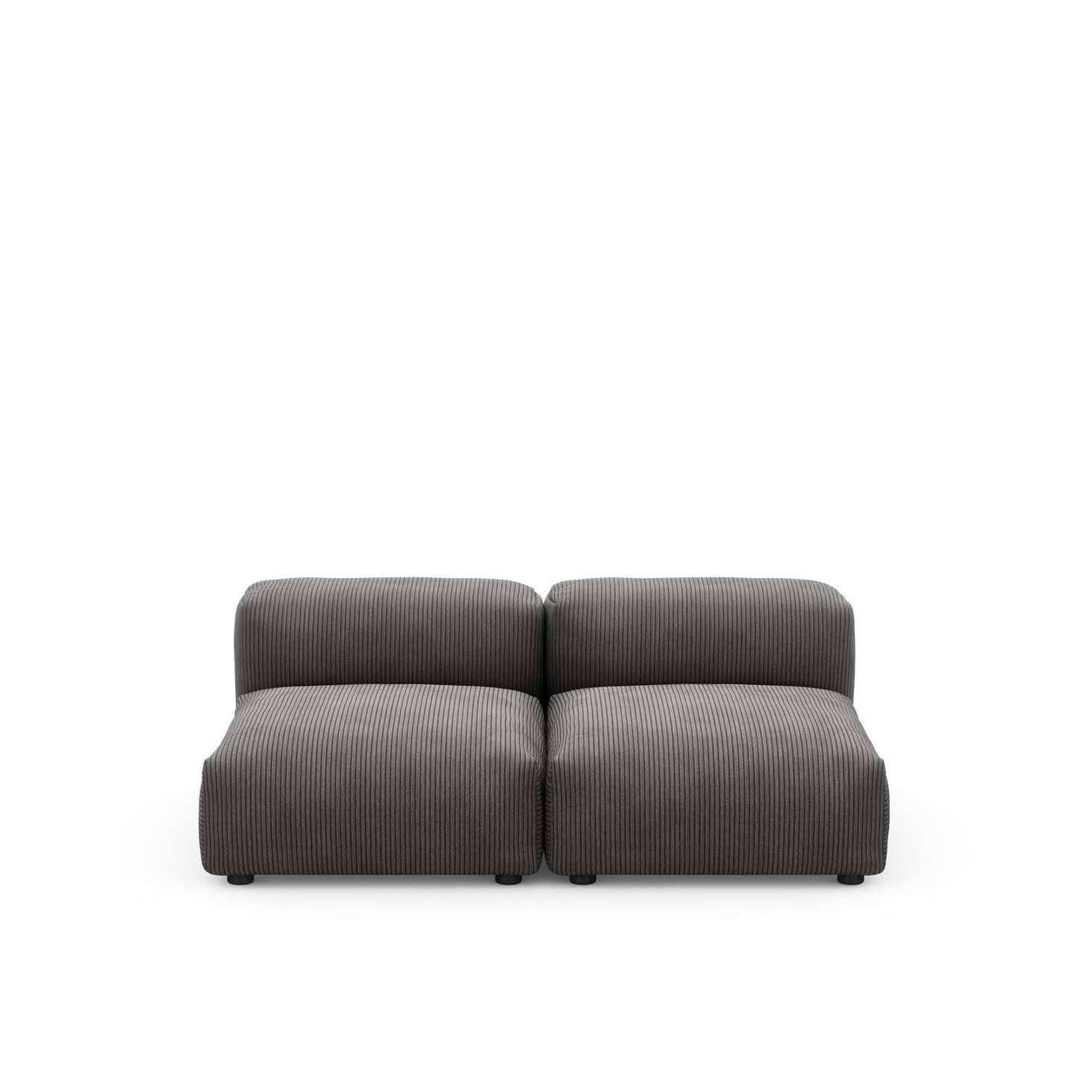 Modulare Lounge S Cord Velours - 2-Sitzer - Original Homestories